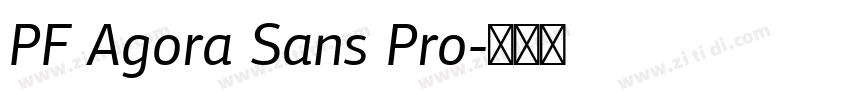 PF Agora Sans Pro字体转换